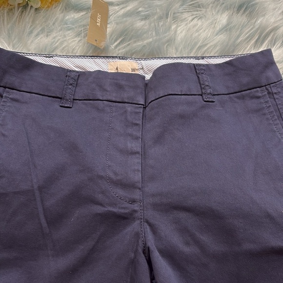 NWT J. Crew 5” Stretch Chino Shorts Navy Sz 2 - Picture 4 of 12